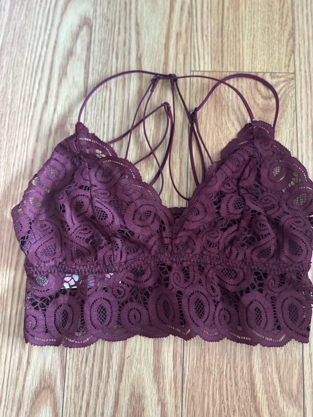Victoria's Secret Plum Lace Bralette
